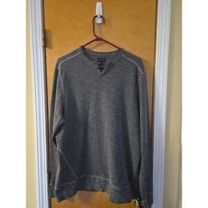 Goodman Brand Mens Gray Cotton Knit Crew Neck Pullover Sweater XL